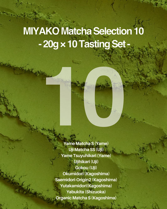 MIYAKO Matcha Selection 10 – 20g × 10 Tasting Set