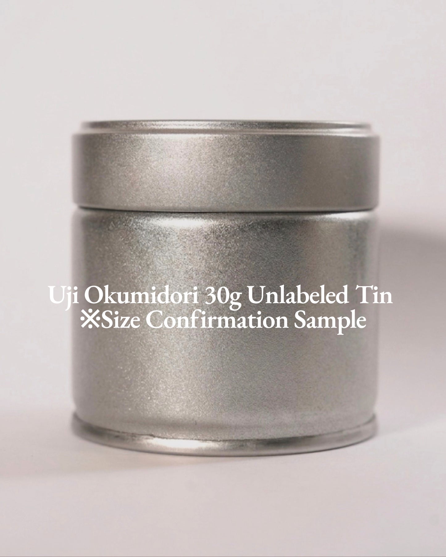 Uji Okumidori 30g Unlabeled Tin (Size Confirmation Sample - With Scratches and Dents)