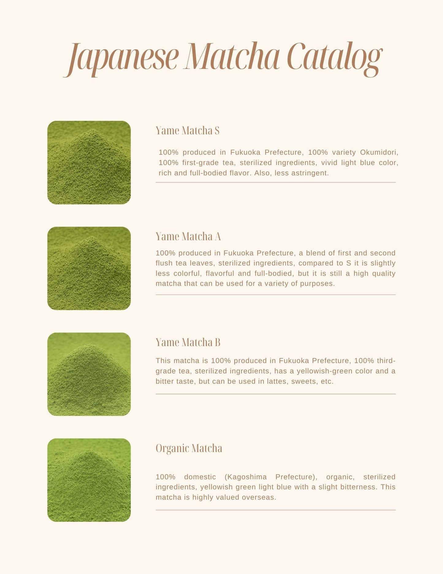 Yame Matcha B / sample 20g