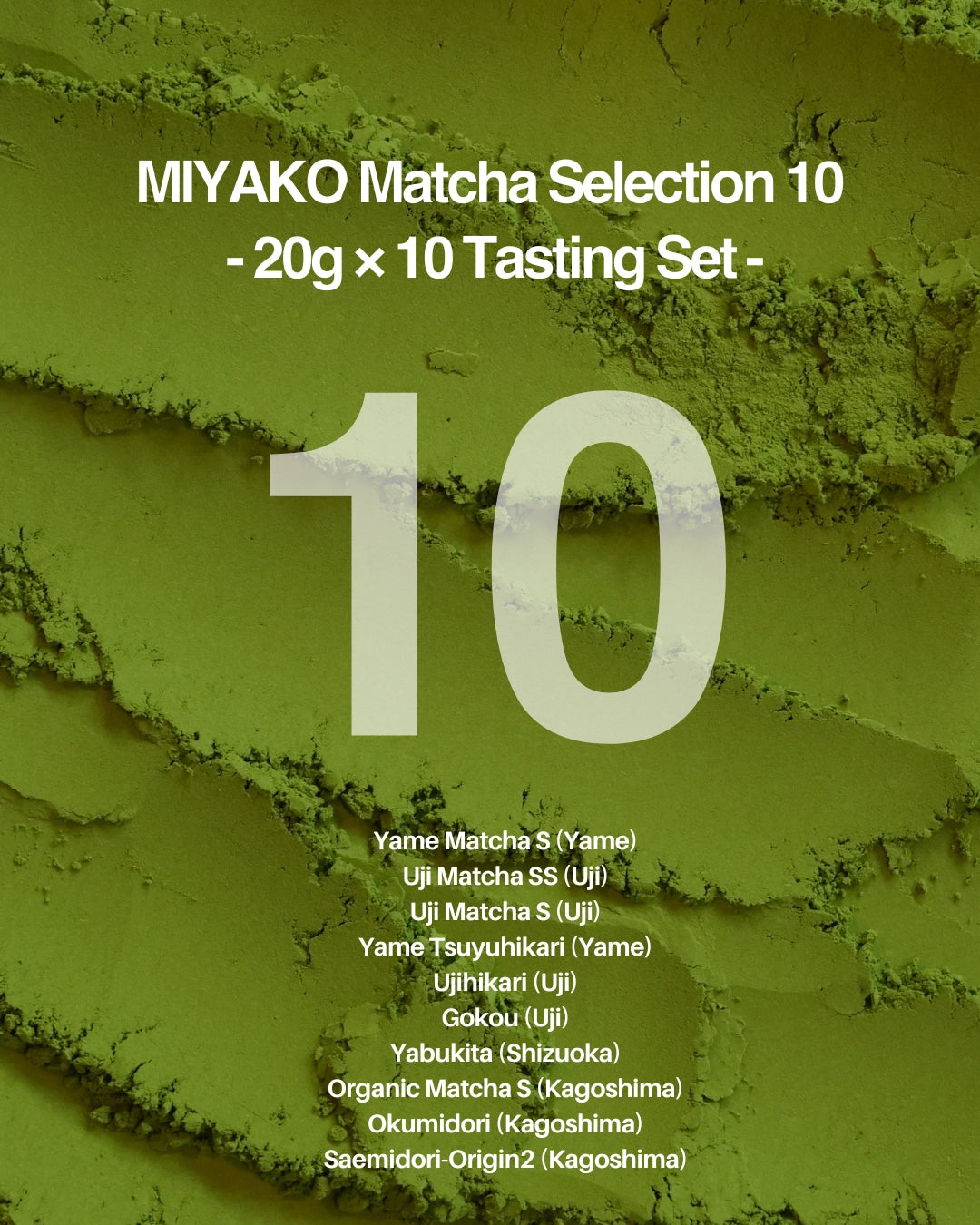 MIYAKO Matcha Selection 10 – 20g × 10 Tasting Set
