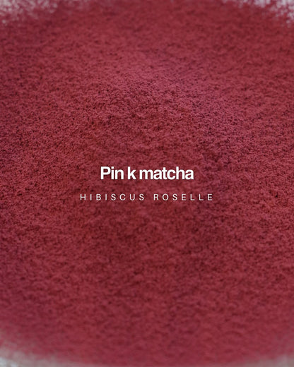 Matcha rosa (hibisco rosella rosa) / muestra 20g